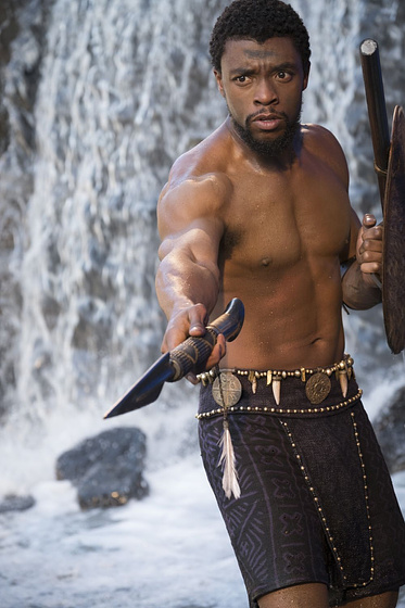 Chadwick Boseman en Black Panther