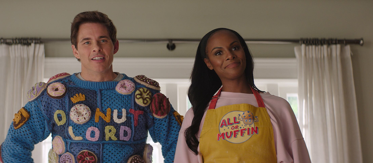 James Marsden y Tika Sumpter en Sonic 3. La Película