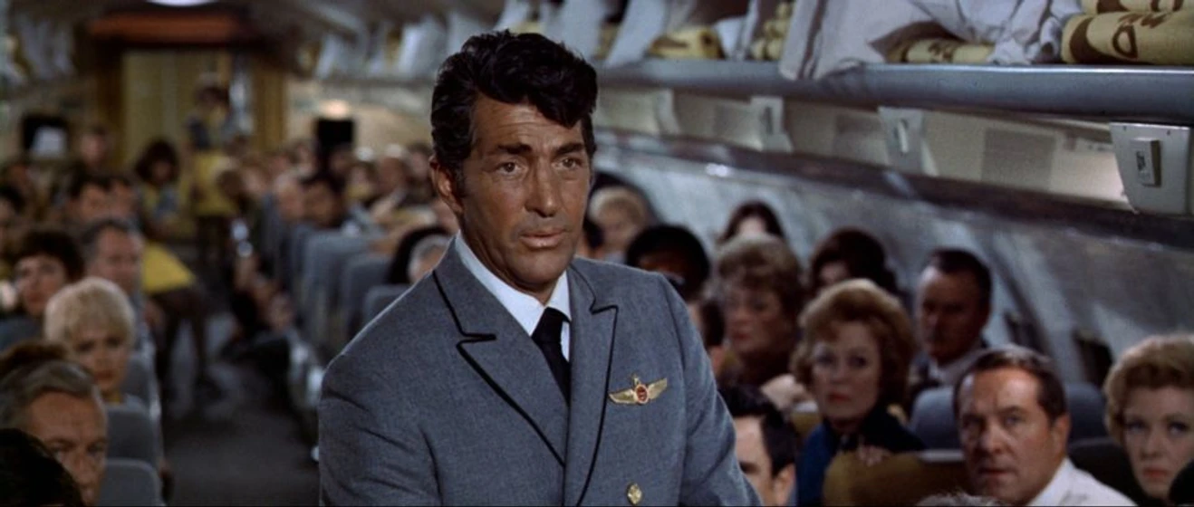 Dean Martin en aeropuerto