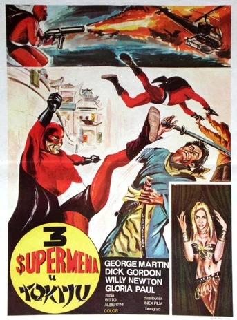 Poster de 3 Superhombres en Tokio