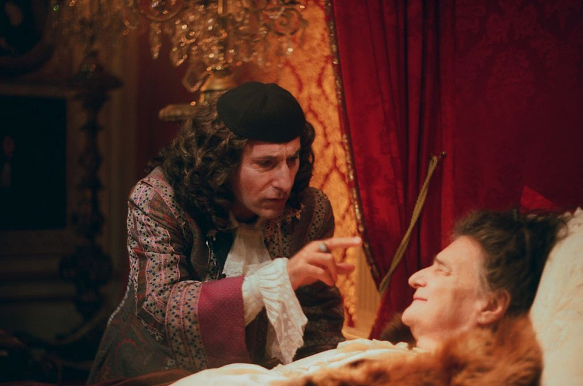Jean-Pierre Léaud en La muerte de Luis XIV