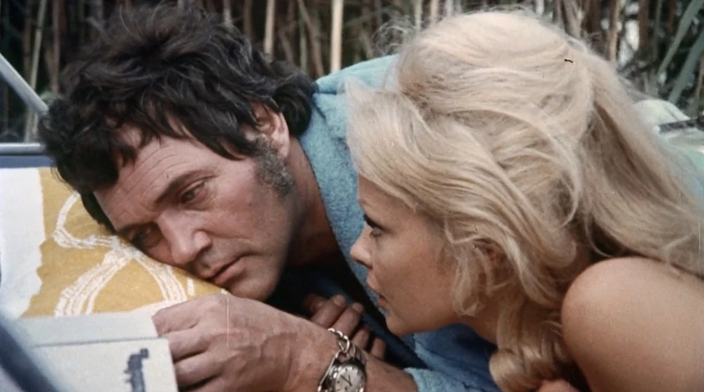 Véronique Vendell y Harald Leipnitz en moonlighting-mistress