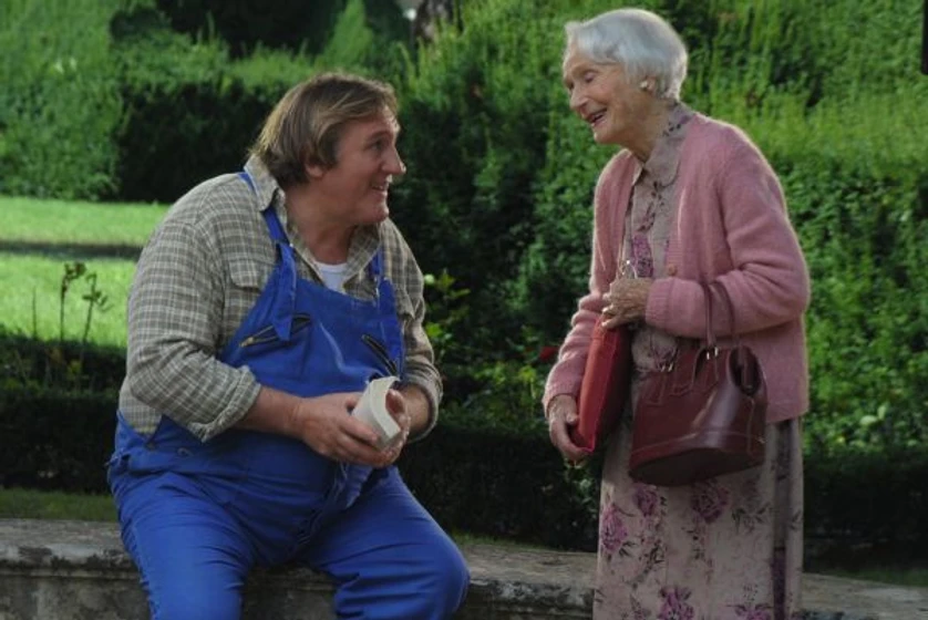 Gerard Depardieu y Gisèle Casadesus en mis-tardes-con-margueritte