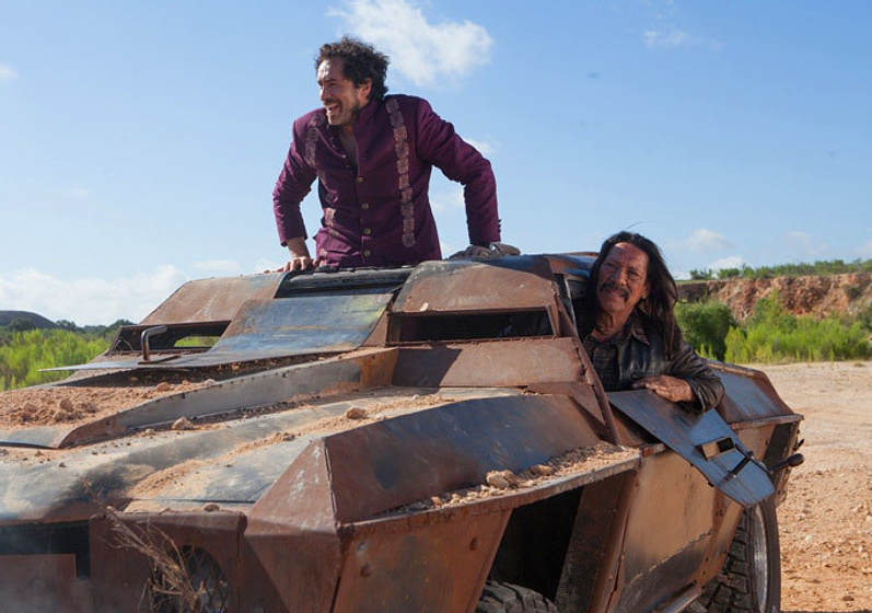 Danny Trejo y Demián Bichir en Machete Kills