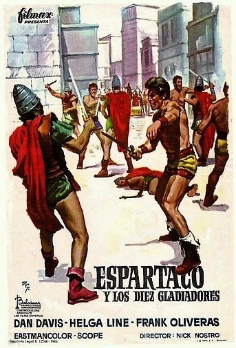 Poster de Espartaco y los Diez Gladiadores