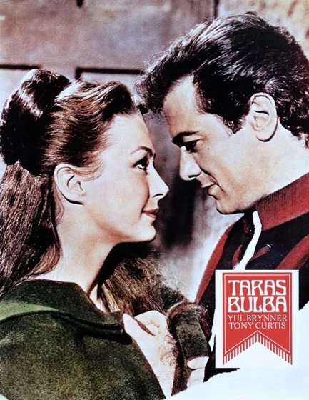 Tony Curtis y Christine Kaufmann en Taras Bulba (Fotograma)