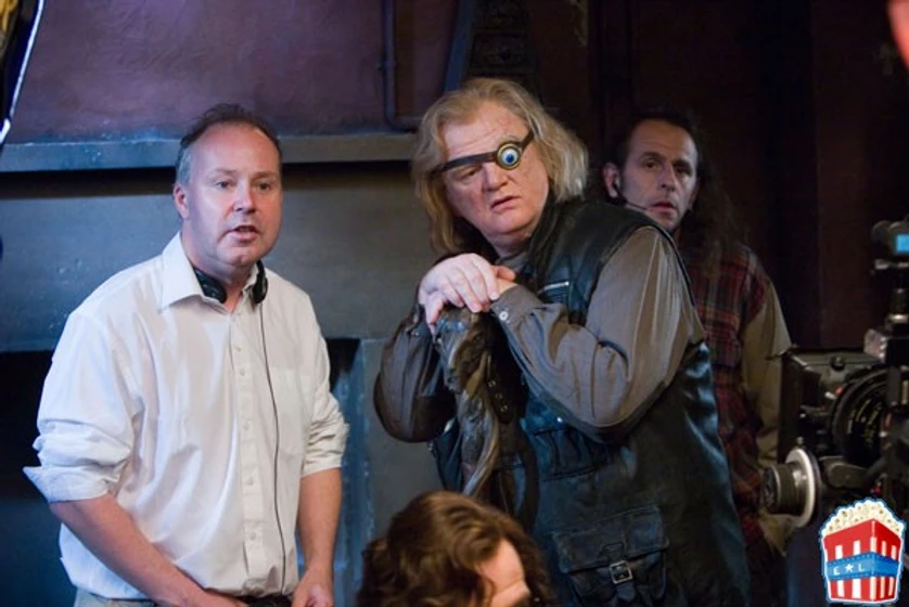 Brendan Gleeson y David Yates en harry-potter-y-la-orden-del-fenix