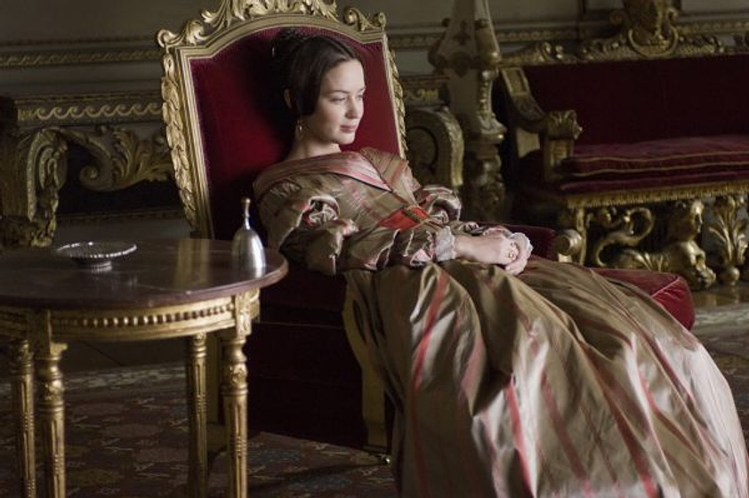 Emily Blunt en La Reina Victoria