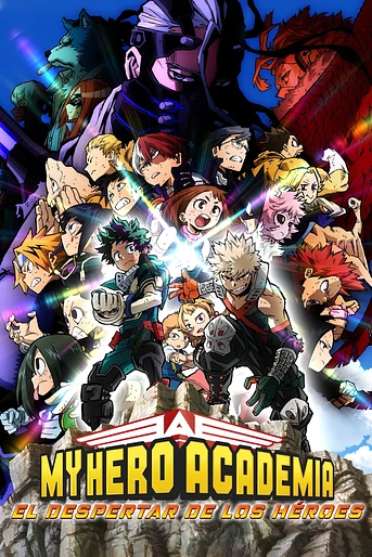 Poster de My Hero Academia. El Despertar de los héroes
