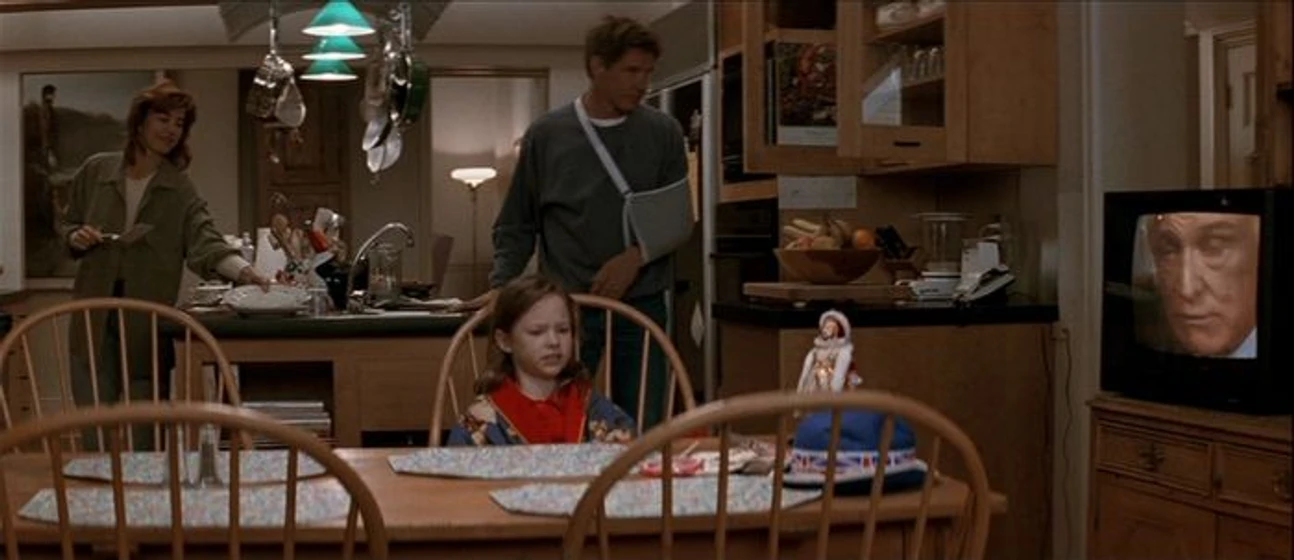 Thora Birch, Harrison Ford y Anne Archer en juego-de-patriotas