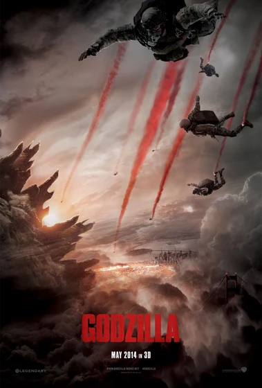 Imagen de godzilla-2014 (Cartel teaser internacional)