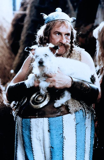 Gerard Depardieu en Astérix y Obélix contra el César