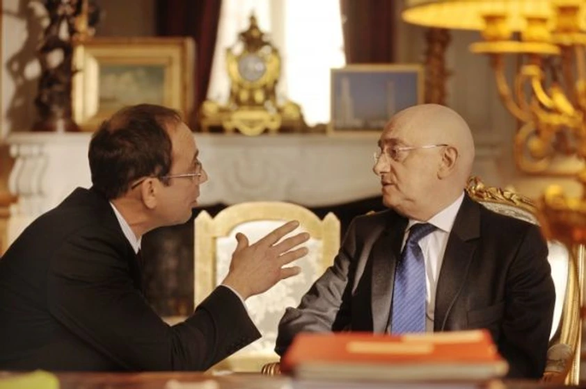 Michel Blanc y Olivier Gourmet en el-ejercicio-del-poder