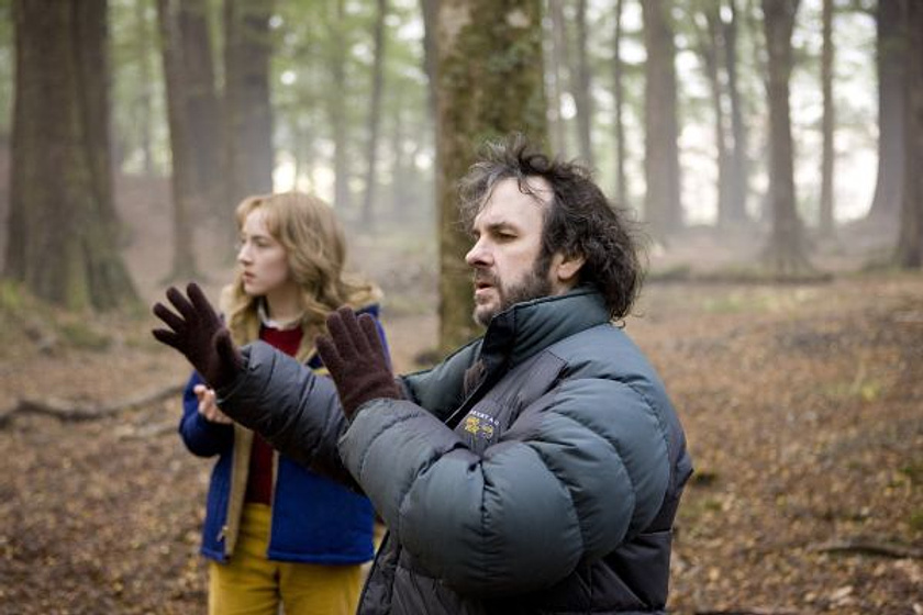 Peter Jackson y Saoirse Ronan en The Lovely Bones