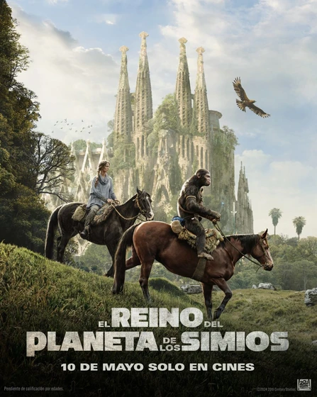 Imagen de El Reino del Planeta de los simios (Cartel tremebundo español)