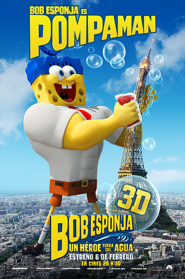 Imagen de Bob Esponja. Un Héroe fuera del agua (Cartel personajes español)