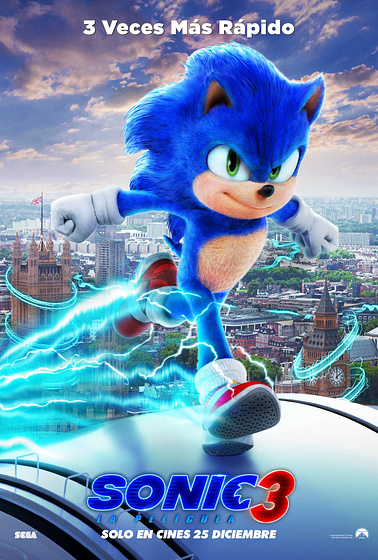 Imagen de Sonic 3. La Película (Cartel personajes español)