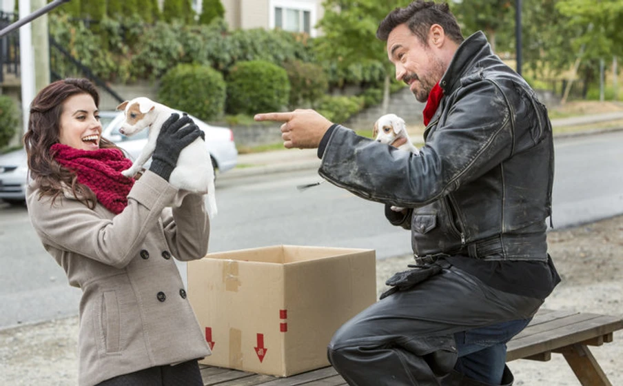 Aleks Paunovic y Meghan Ory en a-seattle-con-amor