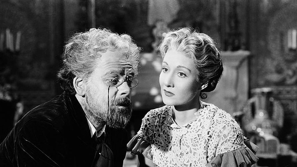 Paul Muni y Gloria Holden en La Vida de Émile Zola