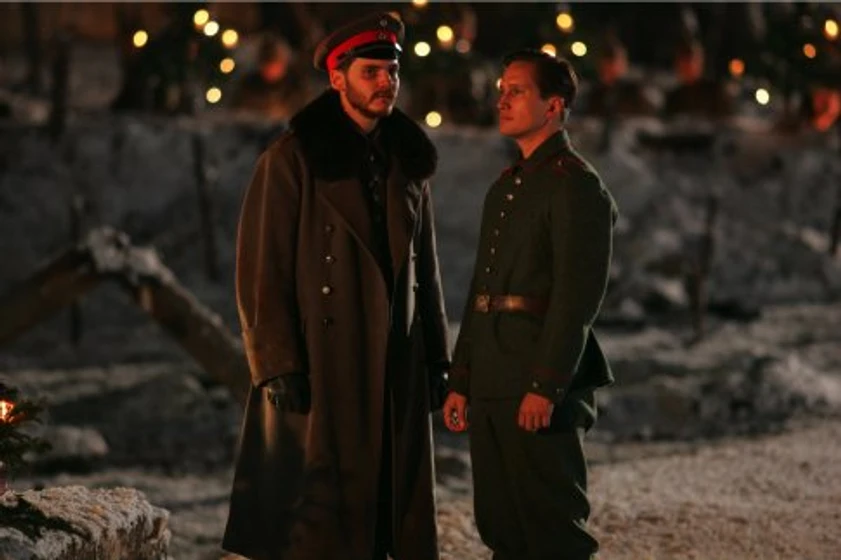Benno Fürmann y Daniel Brühl en Feliz Navidad