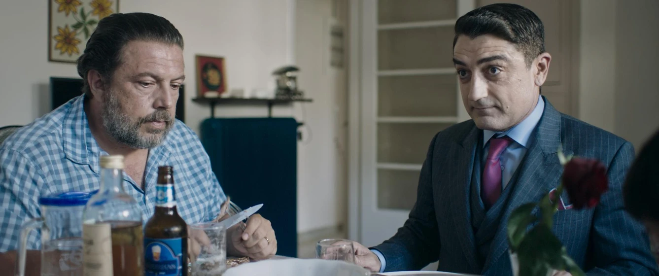 Stathis Stamoulakatos y Dimitris Imellos en tailor-el-sastre