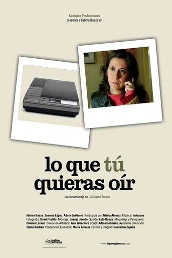 Poster de Lo que tú quieras oír
