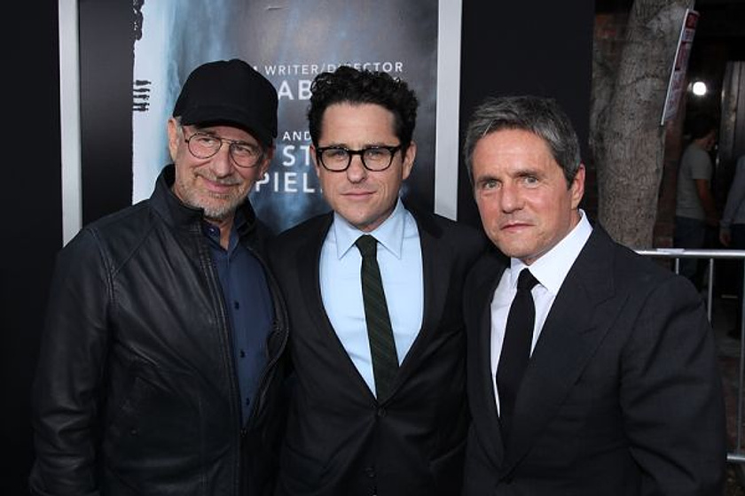 Steven Spielberg y J.J. Abrams en Super 8 (Premiere en Los Ángeles. Junio 201)