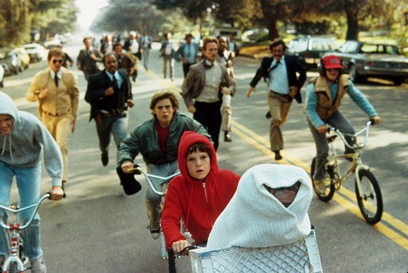 Henry Thomas en E.T., el Extraterrestre