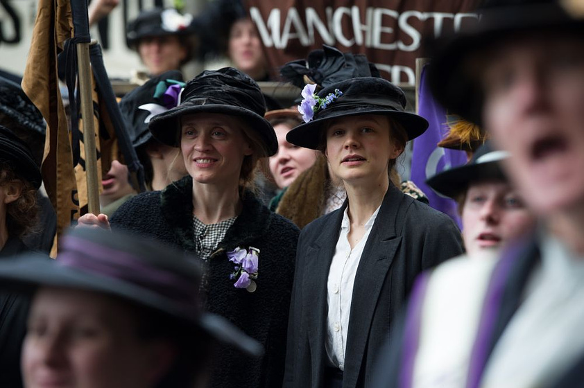Anne-Marie Duff y Carey Mulligan en Sufragistas