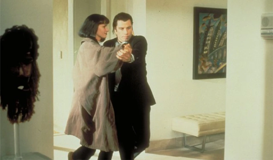 John Travolta y Uma Thurman en Pulp Fiction
