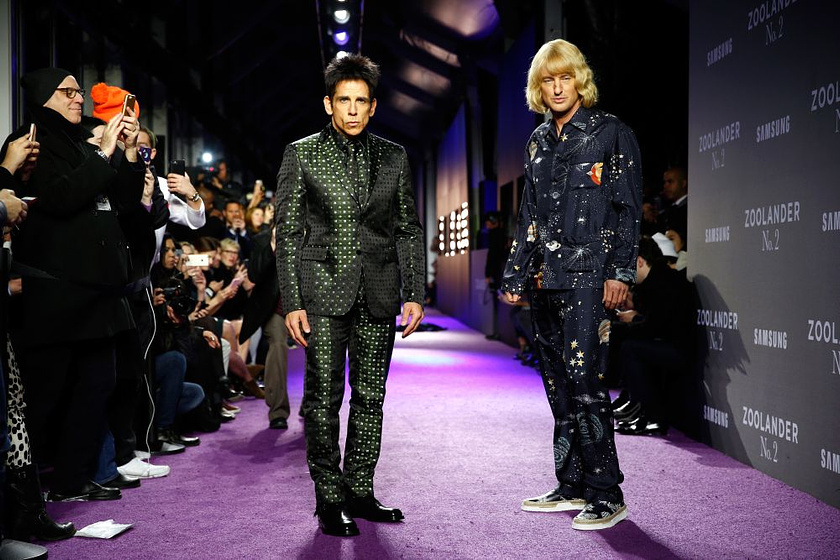 Ben Stiller y Owen Wilson en Zoolander 2 (Premiere en New York. Febrero 2016)