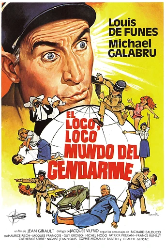 Poster de El Loco, Loco Mundo del Gendarme