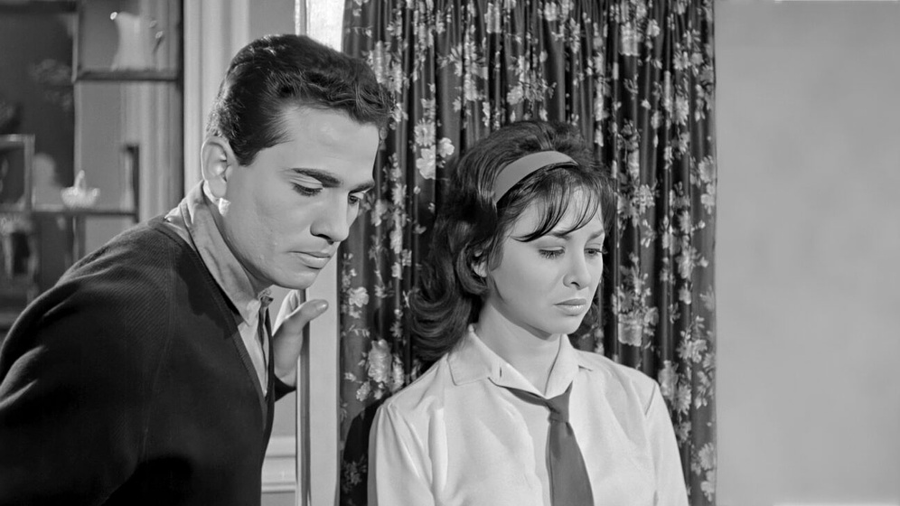 Faten Hamama y Saleh Selim en The Open Door