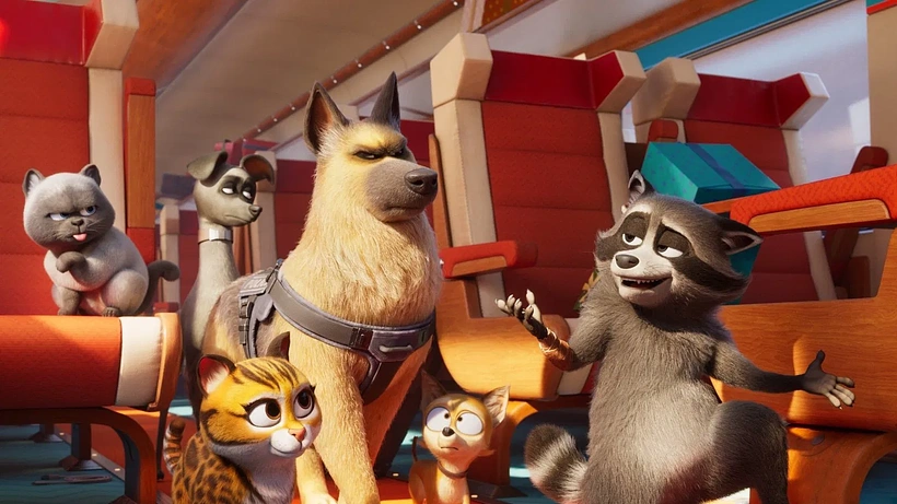 Imagen de Pets on a Train
