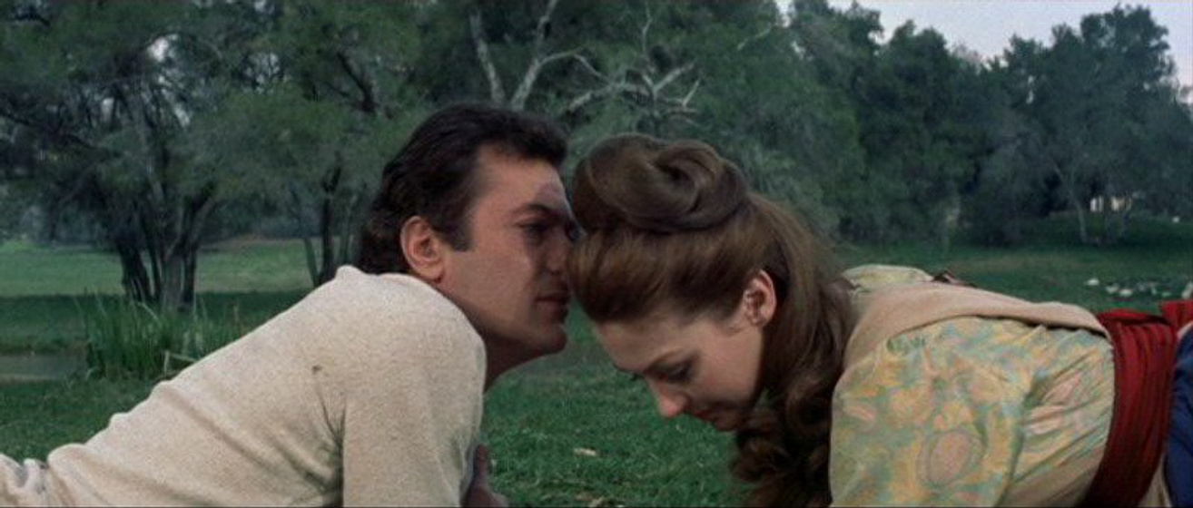 Tony Curtis y Christine Kaufmann en Taras Bulba