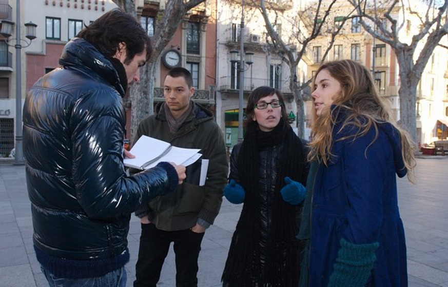 Christian Molina, Nilo Mur, Sandra Serna y Katia Klein en Estación del olvido