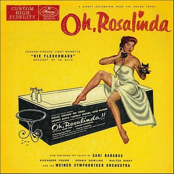 Carátula de la banda de sonido de Oh, Rosalinda!