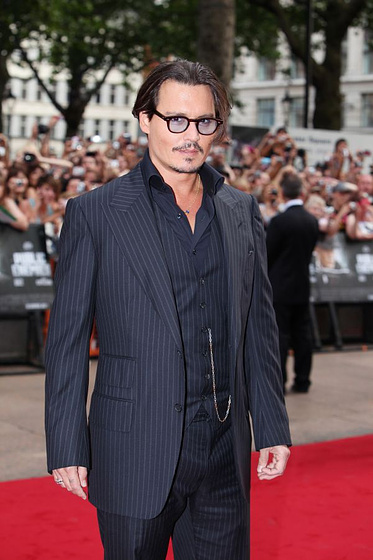 Johnny Depp en Enemigos Públicos (Premire en Londres. Julio 2009)