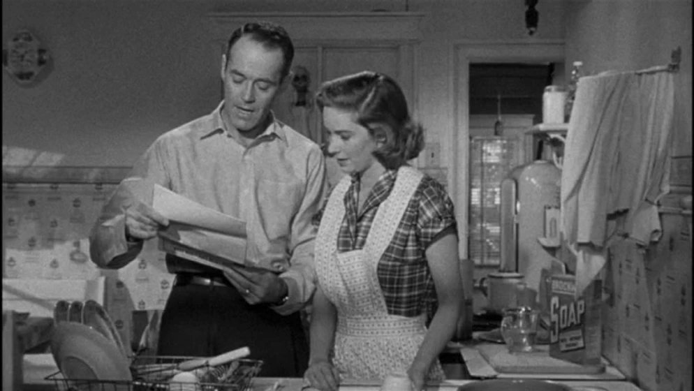 Vera Miles y Henry Fonda en falso-culpable