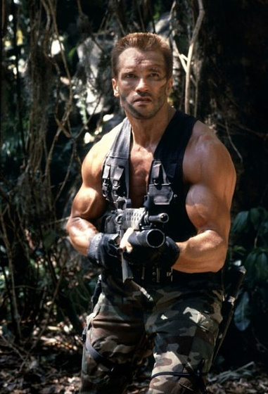 Arnold Schwarzenegger en Depredador