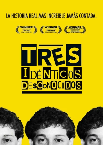 Imagen de tres-identicos-desconocidos (Cartel español)