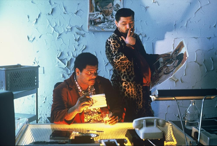 Rainer Werner Fassbinder y Günther Kaufmann en kamikaze-1989