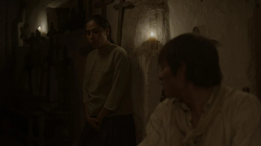 Luis Alberti y Mayra Batalla en el-diablo-en-el-camino
