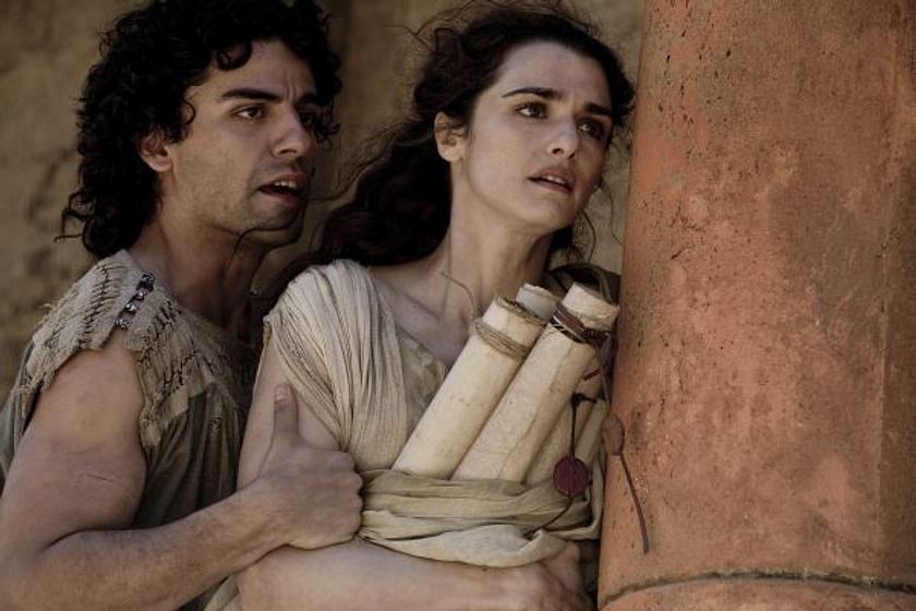 Rachel Weisz y Oscar Isaac en Ágora