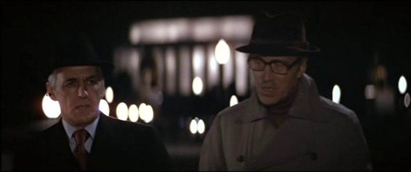 Max von Sydow y Addison Powell en Los Tres días del Cóndor