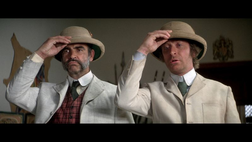 Sean Connery y Michael Caine en El Hombre que Pudo Reinar