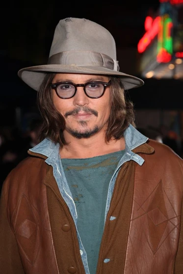 Johnny Depp en Rango (Premiere en Los Angeles. Febrero 2011)