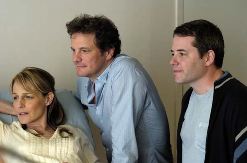 Helen Hunt, Matthew Broderick y Colin Firth en cuando-ella-me-encontro