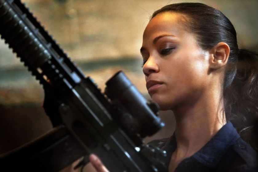 Zoe Saldana en colombiana