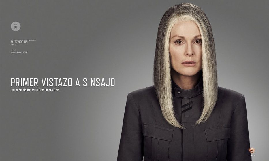 Julianne Moore en Los Juegos del Hambre: Sinsajo. Parte 1